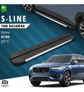 S-Dizayn Volvo XC90 2 S-Line Aluminyum Yan Basamak 193 Cm 2015 Üzeri