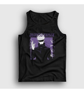 Presmono Unisex Siyah Gojo Anime Jujutsu Kaisen Atlet 130530tt