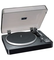 Lenco Lbta-165BK Pikap Plak Çalar Bluetooth Tam Otomatik Metal Döner Tabla - Siyah