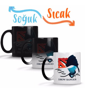Drow Ranger Dota 2 Sihirli Kupa Bardak Porselen