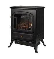 Elektrikli Şömine Siyah 1850 W Metal Kasa, Fanlı şömine, Şömine Soba