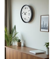 36 Cm Gri Standart Dekoratif Duvar Saati