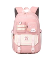 Kore Model Sevimli Okul Çantası (Pembe)