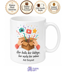 Unboxing Sever Influencer Kupa Bardak Kutu Açılışı Temalı Hediye