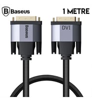 Baseus Enjoyment Series DVI TO DVI HDTV Projector Kablo 1 Metre-(5775) - ETC4995-3196 (Siyah)
