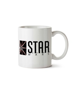 Star Wars Labs Flash DC Comics Black iki Tarafı Baskılı Kupa Bardak