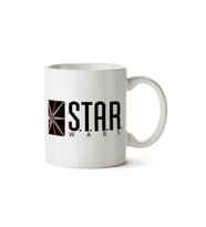 Star Wars Labs Flash DC Comics Black iki Tarafı Baskılı Kupa Bardak