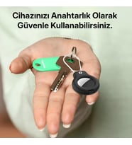 Lexroo Airtag ile Uyumlu SuperLock Serisi Kilitli Kılıf ve Darbelere Karşı Ultra Güçlü Koruyucu