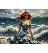 Nova Puzzle 1000 Parça Ruhumu Yansıtan Dalgalar Puzzle - Dalgalar ve Kadın