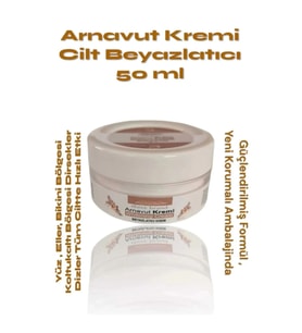Süper Whitening Cream Arnavut Kremi 50ml Aklık Kremi Beyazlatıcı Krem