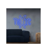TOXIC Yazılı Neon Tabela