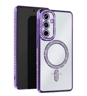 Galaxy A55 5G Joke Simli Magneticsafe Kılıf - Derin Mor