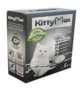 Kittymax Bentonit Aktif Karbonlu 6 lt Kedi Kumu