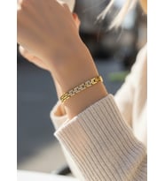 Xuping Gold Taşlı Luna Bileklik - 26xpb44