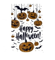 Halloween Temalı Balkabaklı Duvar duvar etiketi Seti