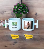 Petrol ve Doğalgaz Mühendisi Kupa Bardak T Fotoğraflı Mühendisler Günü Hediyesi