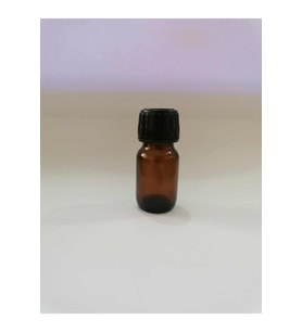 Cam Şişe 20 ml Ve Plastik Siyah Kapak 50 Adet