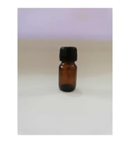 Cam Şişe 20 ml Ve Plastik Siyah Kapak 50 Adet