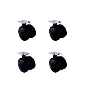Küçük Plastik Tablalı Teker - 40 MM  HKS101 - 4 Adet