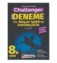 Kafa Dengi Yayınları 8. Sınıf Challenger İnkılap Tarihi Ve Atatürkçülük 12'Li Deneme