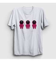 Presmono Unisex Beyaz Guards V2 Squid Game T-Shirt 260568tt