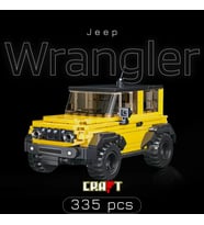 Teknik Jeep Wrangler Lego Araba Jeep Lego Araba Yapı Blok Jip Wrangler Oyuncak Araba