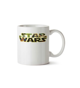 star wars Gold iki Tarafı Baskılı Kupa Bardak