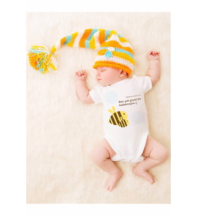 Unisex Bebek Ben Çok Güzel Bir Bebekmişim Baskılı Body Zıbın
