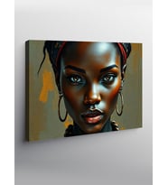 Kanvas Tablo Güçlü Afrika Kadını