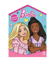 Barbie Evde Çıkartmalı Boyama Kitabı