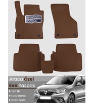 Renault Symbol 3 (2013-2020) Uyumlu EVA Paspas Tam Set–Araca Özel,Su Geçirmez,Hızlı ve Kolay Montaj