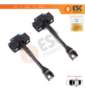 Audi Q5 SQ5 8R 2008-2018 Porsche Macan 95B 2014-2019 İçin 2 EA Arka Sağ ve Sol Kapı Gergi Yayı