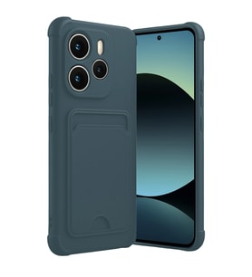 Xiaomi Redmi Note 14 4g Kelvin Kartvizitli Silikon - Koyu Yeşil