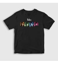 Presmono Unisex Çocuk Siyah Members The Beatles T-Shirt 114999tt