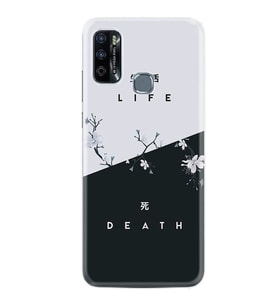 Infınıx Hot 9 Play Kılıf Resimli Desenli Baskılı Silikon Kılıf Life And Death 1339