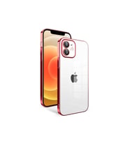 Apple iPhone 12 Uyumlu Kılıf Kamera Korumalı Renkli Çerçeveli Zore Garaj Kapak