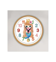 bilge Tasarım Çocuk odası Duvar Saati 30 x 30 CM (Karışık)