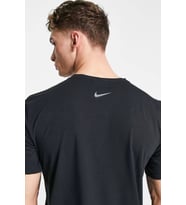 Nike Yoga Dri Fit Sports Men's T-shirt Erkek Yoga Antrenman Tişört Siyah