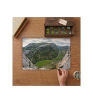 Fransa Verdon Kanyonu Tasarımı 240 parça Ahşap Puzzle Ahşap Kutuda MP07794