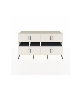 Kronos Konsol 8 Raflı 8 Kapaklı 176x59x99 Aytaşı-Aytaşı/Antrasit