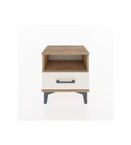 Arges Komodin Tek Raflı Tek Çekmeceli 44x30x48 Çam-Aytaşı
