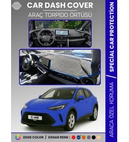 Toyota CHR (2024+) Torpido Örtüsü Ön Göğüs Halısı Torpido Koruma Tam Uyum Çatlamayı Önler Kaymaz