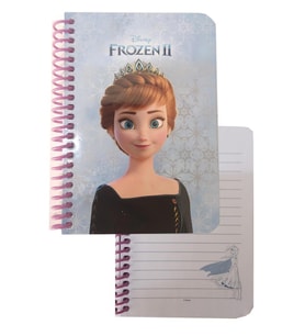 Not Defteri Frozen Elsa 11x15 cm 1 Adet 80 Yaprak Çizgili Lisanslı Orjinal Frozen Öğrenci Not Defteri (Mavi)