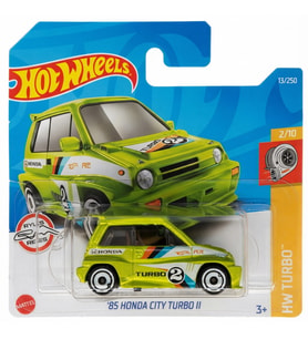 Hot Wheels '85 Honda City Turbo II - Yeşil - 2022 - HCV25 - 1/64