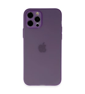 Apple İphone 12 Pro Kılıf Puma Silikon - Koyu Mor