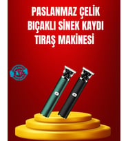 Ergonomik Tasarımlı Dayanıklı Metal Gövdeli Saç Kesme Makinesi