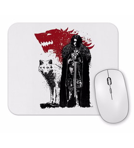 Jon And Ghost Mouse Pad