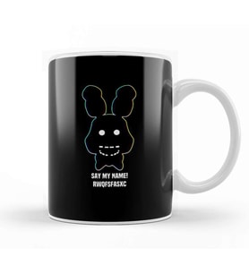 Fnaf Five Nights Scary Spooky Game Face Rwq Kupa Bardak Porselen