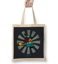 Winsome Witch Retro Japanese Bez Çanta Uzun Saplı