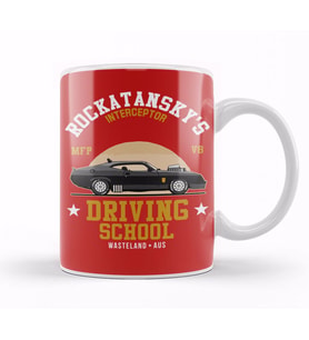 Mad Max Rocktanskys Driving School Kupa Bardak Porselen